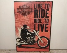 WOODEN SIGN TABLE FRAME-HARLEY