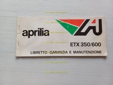 Aprilia ETX 350 - 600 libretto