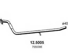 TUBO SILENZIATORE CENTRALE