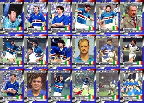 Sampdoria 1990 european cup - sampdoria,