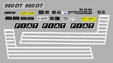 Fiat 980 DT decalcomanie adesive, kit Completo