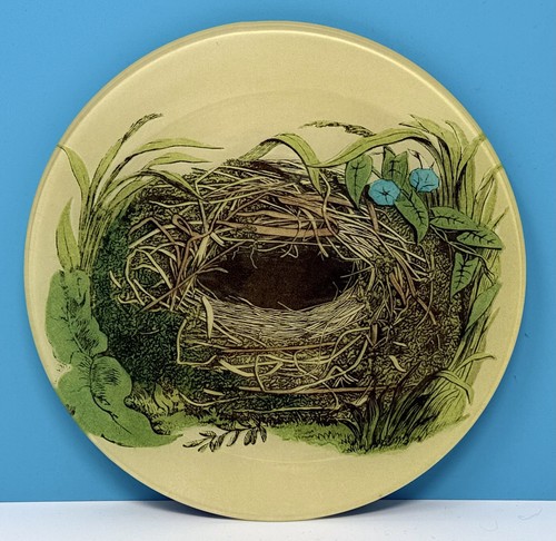 Piatto vetro decoupage john - piatto, in