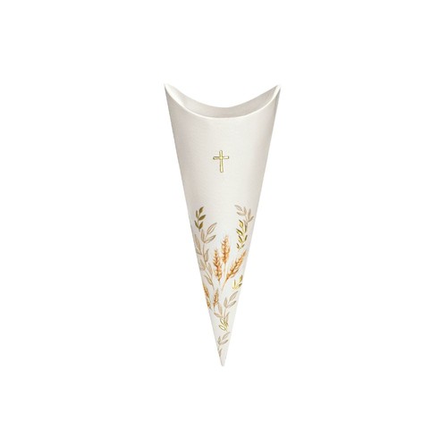 10x croce cono portaconfetti - croce,