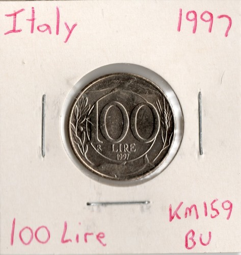 Coin italy 100 lire 1997 - italy,