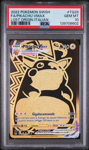 Pikachu vmax tg29 psa10 - vmax,