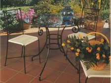 Tavolo in ferro battuto da