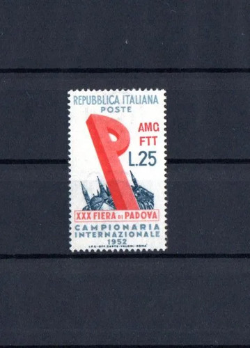 Trieste 1952 lire xxx - 25,