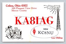 Radioamatore QSL KA8IAG Celina