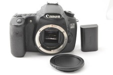 Canon EOS 60D fotocamera reflex digitale 18,0 megapixel solo corpo nero con batteria e tappo #2929