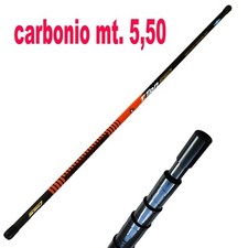 Manico Guadino Carbonio Alto Modulo Pesca Scogliera Mare Titan 5,50 Metri