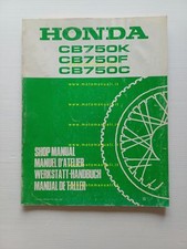 Honda CB 750 F - C - K 1981 aggiornamento SUPPLEMENTO manuale officina originale