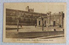 cartolina catania misterbianco animata piazza viaggiata 1932 formato piccolo