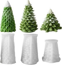 3 Pezzi Stampi per Candele in