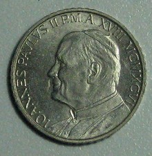 Vatican John Paul II 100 Lire