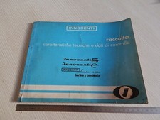 MANUALE ORIGINALE CARATTERISTICHE TECNICHE INNOCENTI C - S AUSTIN A40 S