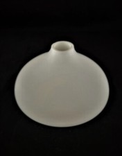 Ricambio Paralume Vetro Bianco Opaco Lampada Applique Lampadario Glass D.16 Cm.