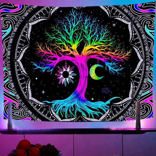 Sole luna arazzo albero - luna,