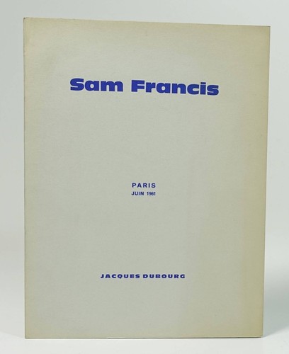 Sam francis oeuvres - sam, "oeuvres