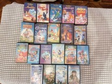 vhs disney lotto 20 film videocassetta titoli nelle foto