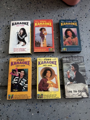 Vietnamese video karaoke vhs - video,