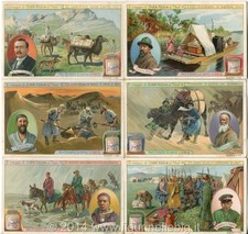 Chromo Liebig Sang. 947 ITA Il Viaggio di Sven Hedin al Tibet ANNO 1908