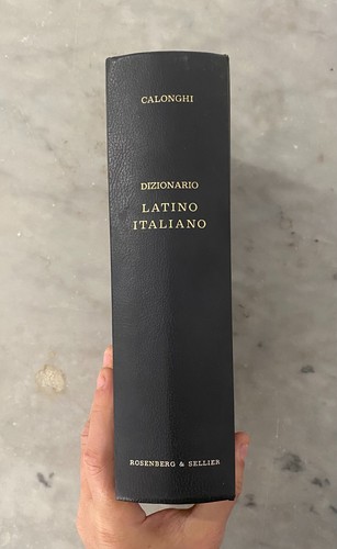 Dizionario latino italiano - dizionario, di