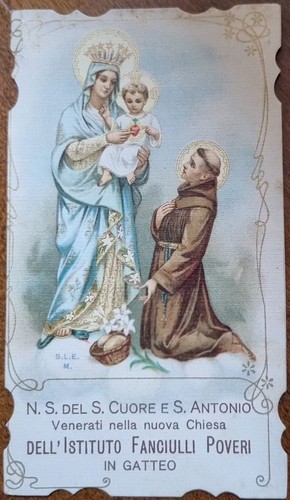 Signora del sacro cuore - n., e