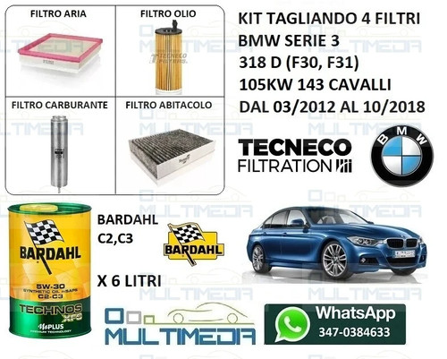 Kit tagliando filtri olio - kit,