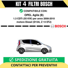 KIT BOSCH 4 Filtri tagliando