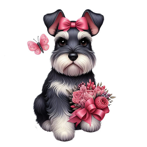 Adesivo auto schnauzer - adesivo,
