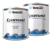 Veneziani Epomast Stucco epossidico ad uso generale, Grigio chiaro, 0,5 Kg