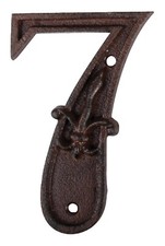 Ghisa Numero Civico " 7 "