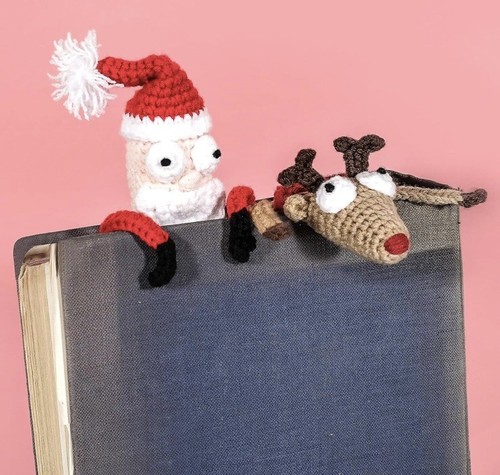 Handmade knitted crochet santa - crochet,