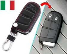 1 Portachiavi in Similpelle Chiave per FIAT Freemont Chrysler 300C Jeep Cherokee