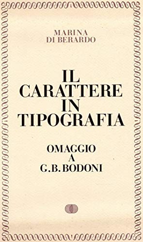 Carattere tipografia - in,