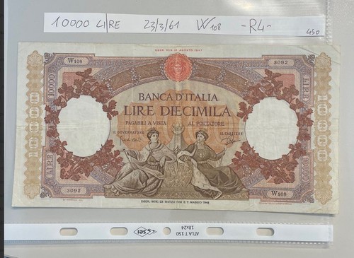 Italia banconota 10000 - italia,