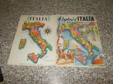 ALBUM LE REGIONI D'ITALIA BEA 1954 COMPLETO BELLISSIMO DA EDICOLA TIPO PANINI