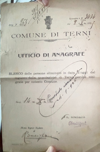 Elenco anagrafe terni - anagrafe,