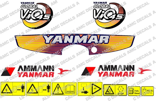 Set adesivi yanmar - adesivi, 45