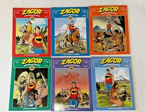 Zagor darkwood novels serie - novels,