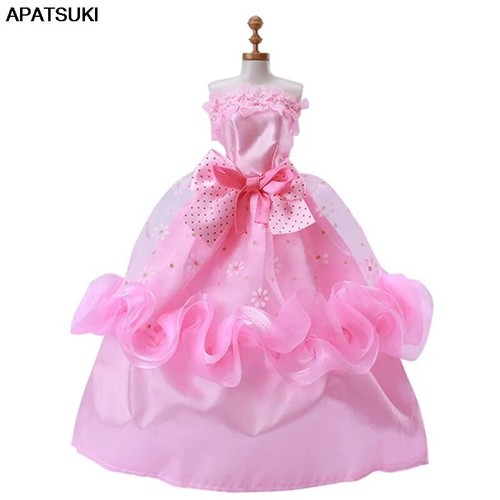Abito rosa floreale per