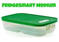 Tupperware FRIDGESMART CONTENITORE MEDIO ~ 1-3/4 Qt ~ guarnizione verde inverno ~ NUOVO!