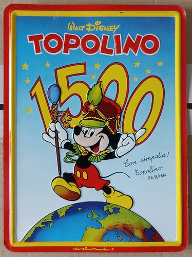 Targa topolino 1500 disney - 1500,