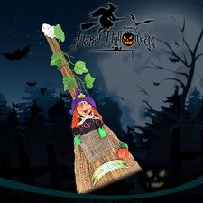Halloween scopa donna ragno