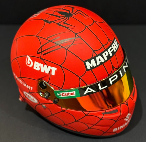 Casco esteban ocon firmato - casco,