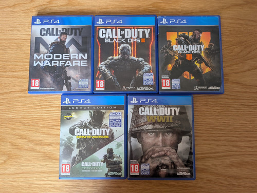 Pacchetto giochi call duty - of,