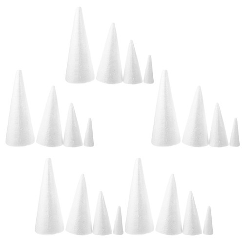 Pcs polystyrene cones - ,