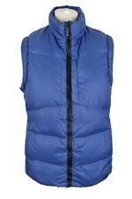 Gilet trapuntato blu CALVIN