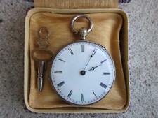 OROLOGIO DA TASCA BORDIER GENEVE AIGUILLES 13622 A CHIAVE CHIAVETTA FUNZIONANTE