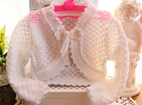 Bolero bambino uncinetto